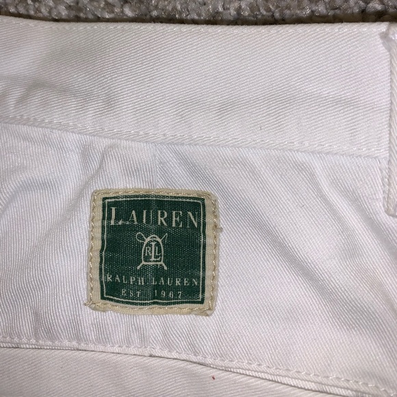 Lauren Ralph Lauren Petite White Cargo shorts 4P - Picture 11 of 11